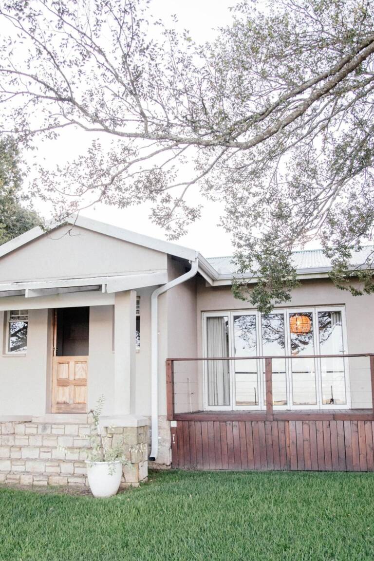 Front view of cottage